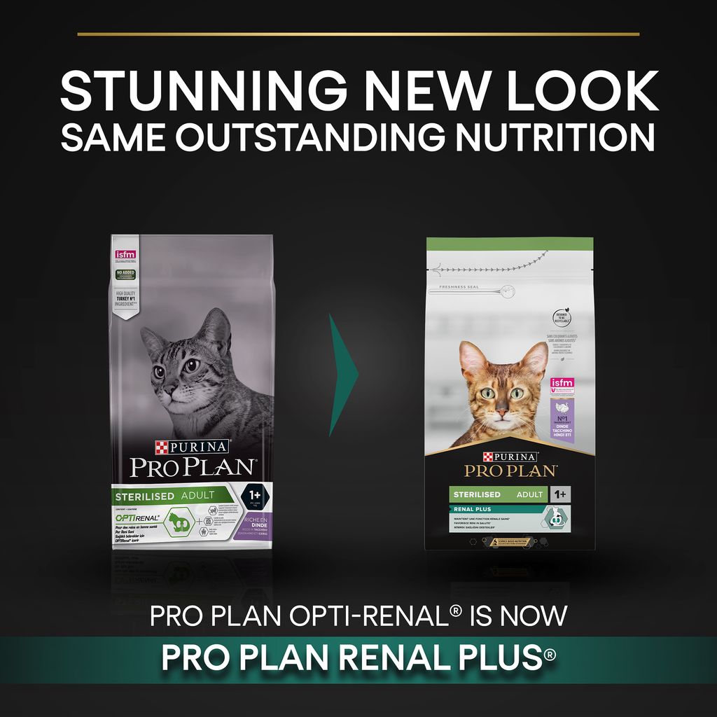 Pro Plan Sterilised Renal Cat Turkey Cat Dry Food 10Kg